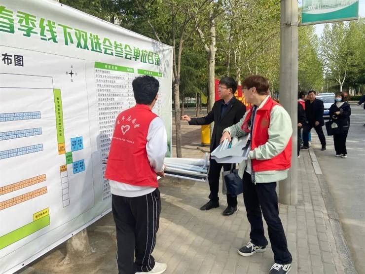 春风送岗·“职”等你来——我校举办2023届毕业生春季双选会
