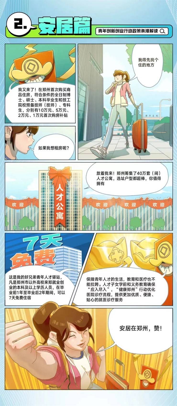 青年创新创业行动政策条漫解读
